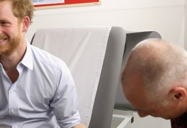 WATCH: Prince Harry takes an HIV test live on Facebook